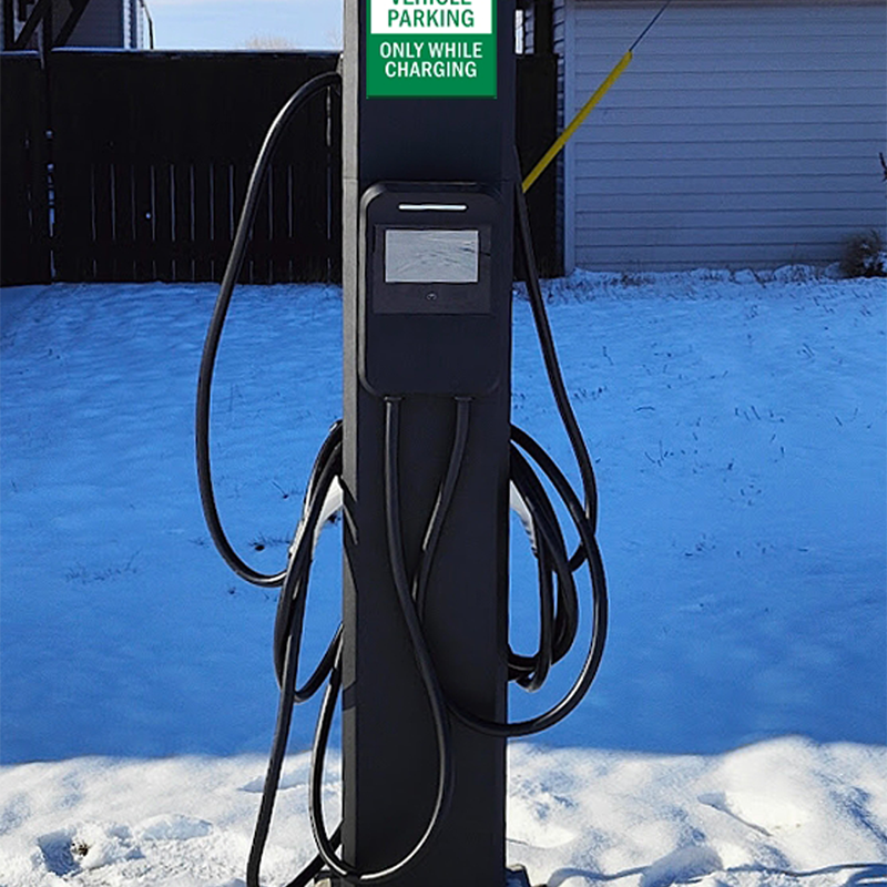 Pedestal ev charger