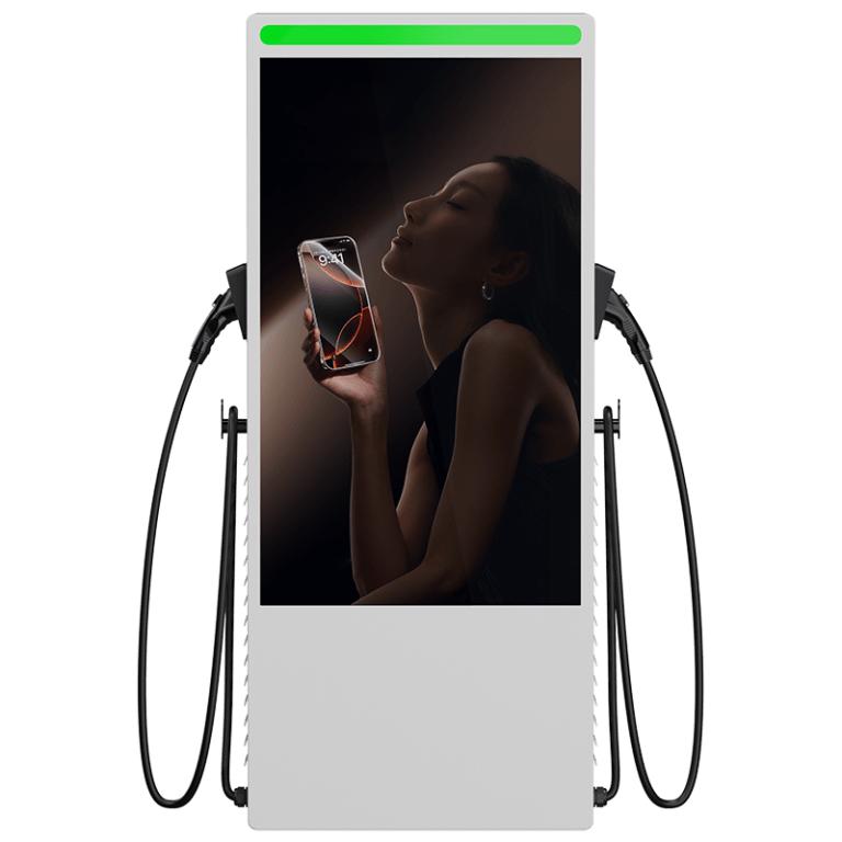 AC EV Charger with Digital Ads