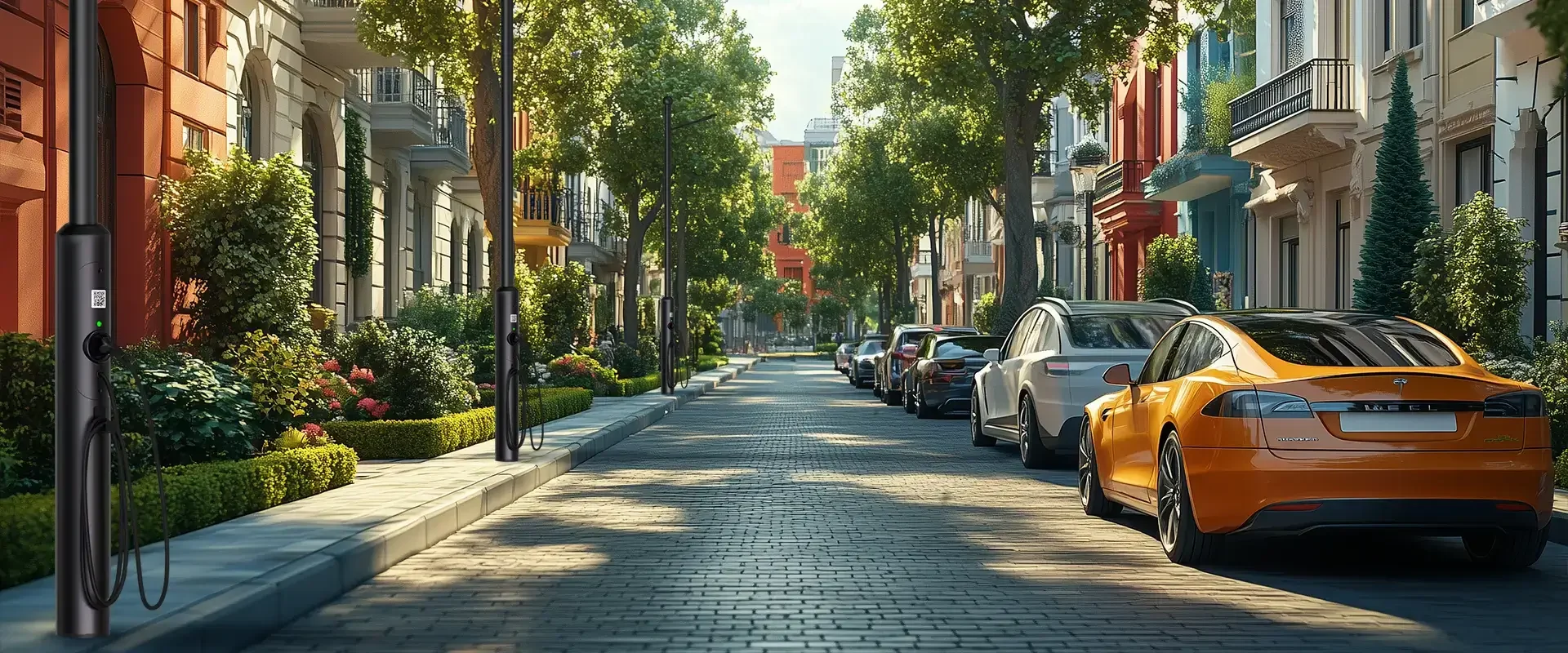 City-street-charging-poles