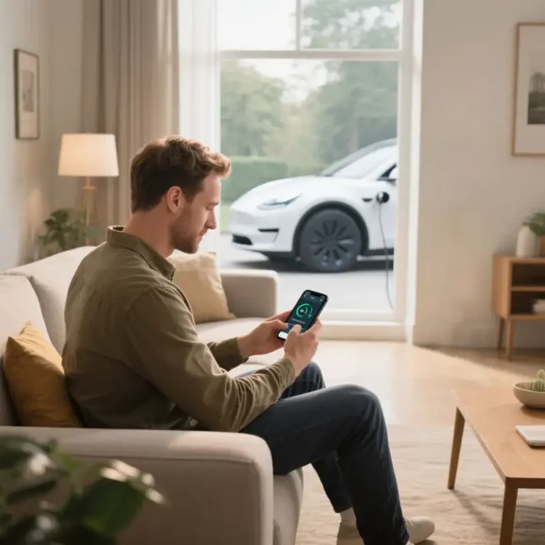 home EV chargers on grid load